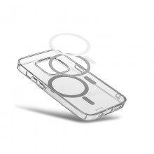Crong Clear MAG Cover - Etui iPhone 15 Pro Max MagSafe (przezroczysty)
