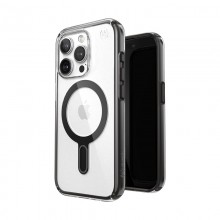 Speck Presidio Perfect-Clear ClickLock & Magsafe - Etui iPhone 15 Pro (Clear / Frosted Black / Slate Grey)
