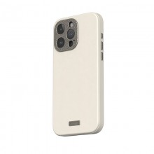 Moshi Napa MagSafe - Skórzane etui iPhone 15 Pro Max (Eggnog White)
