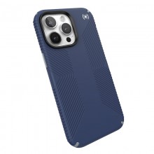 Speck Presidio2 Grip MagSafe - Etui iPhone 15 Pro Max (Coastal Blue / Dust Grey)