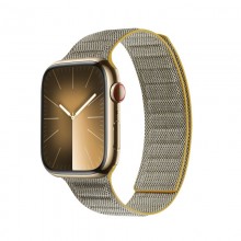 Crong Melange - Pasek magnetyczny do Apple Watch 38/40/41 mm (żółty melanż)