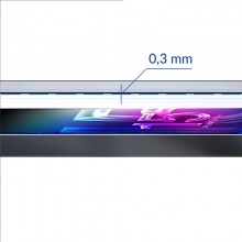 3mk HardGlass Max Lite - Szkło hartowane do iPhone 15 Pro (Czarny)