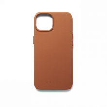 Mujjo Full Leather Case - etui skórzane do iPhone 13/14/15 kompatybilne z MagSafe (tan)