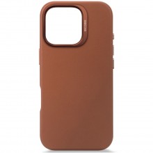 Decoded Leather Backcover - skórzana obudowa ochronna do iPhone 16 Pro kompatybilna z MagSafe (tan)