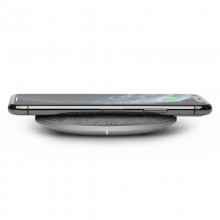 Moshi Otto Q Wireless Charging Pad - Bezprzewodowa ładowarka indukcyjna Qi do iPhone i Android (Nordic Grey)
