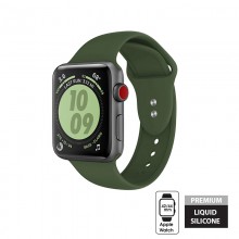 Crong Liquid - Pasek do Apple Watch 42/44 mm (zielony)