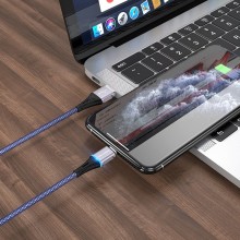 Borofone Glory - kabel połączeniowy USB do Lightning (niebieski)