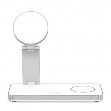 Tech-Protect Qi15W-A47 3In1 Magnetic Magsafe Wireless Charger White