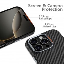 Tech-Protect Ion Carbon Magsafe Iphone 16 Pro Black/silver