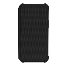 UAG Metropolis FIBRARMR - obudowa ochronna z klapką do iPhone 12 Pro Max (czarna)