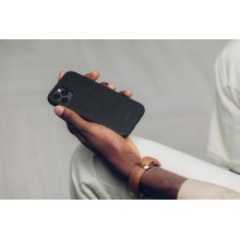 Moshi Overture - Etui 3w1 iPhone 12 Pro Max z kieszeniami na karty + stand up (system SnapTo) (Jet Black)