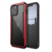 X-Doria Raptic Shield - Etui aluminiowe iPhone 12 Pro Max (Drop test 3m) (Red)