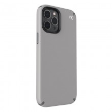 Speck Presidio2 Pro - Etui iPhone 12 Pro Max z powłoką MICROBAN (Cathedral Grey/Graphite Grey)