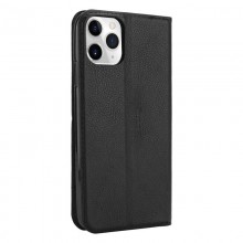 Crong Folio Case - Etui iPhone 11 z klapką na magnes (czarny)