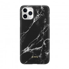 Crong Marble Case – Etui iPhone 11 Pro (czarny)