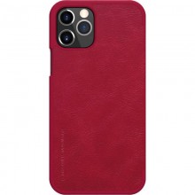 Nillkin Qin Leather Case - Etui Apple iPhone 12 / 12 Pro (Red)