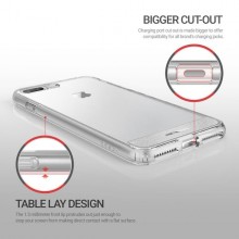 Obliq Naked Shield - Etui iPhone 8 Plus / 7 Plus (Clear)