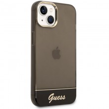 Guess Translucent - Etui iPhone 14 Plus (czarny)
