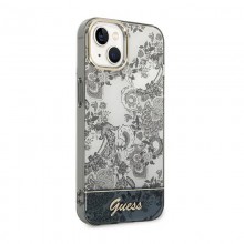 Guess Porcelain Collection - Etui iPhone 14 Plus (szary)