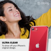 Crong Crystal Slim Cover - Etui iPhone SE 2020 / 8 / 7 (przezroczysty)