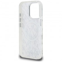 Karl Lagerfeld IML Karl Script Pattern MagSafe - Etui iPhone 16 Pro (biały)