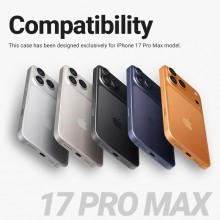 Crong Color Cover Magnetic - Etui MagSafe iPhone 17 Pro Max (czarny)