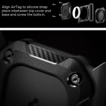 SPIGEN TOUGH ARMOR APPLE AIRTAG 1 / 2 FOR PET COLLAR BLACK