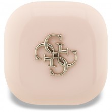 Guess 4G Metal Logo - Słuchawki Bluetooth TWS + etui ładujące (różowy)