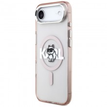 Karl Lagerfeld IML Choupette Sketch Logo MagSafe - Etui iPhone Air (różowy)