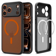 SPIGEN ULTRA HYBRID MAG MAGSAFE IPHONE 17 PRO MAX FROST BLACK/ORANGE
