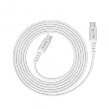 Crong Armor Link - Kabel 100W PD 5A USB-C do USB-C 200cm (biały)