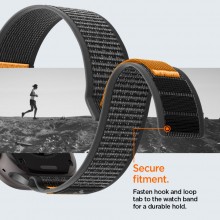 SPIGEN ATHLEX AIR 2 APPLE WATCH 8 / 9 / 10 / 11 / SE / ULTRA (44 / 45 / 46 / 49 MM) ACTIVE BLACK / ORANGE