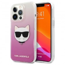 Karl Lagerfeld Choupette Head - Etui iPhone 13 Pro (różowy)