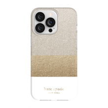 Kate Spade New York Hardshell - obudowa ochronna do iPhone 13 Pro (Glitter Block White)
