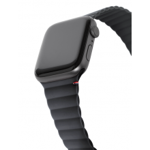Decoded - silikonowy pasek do Apple Watch 42/44 mm (czarny)