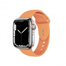 Crong Liquid - Pasek do Apple Watch 42/44/45 mm (pomarańczowy)