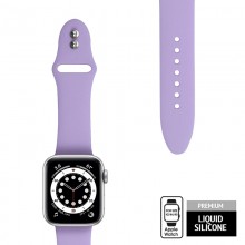Crong Liquid - Pasek do Apple Watch 42/44/45 mm (fioletowy)