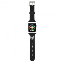 Karl Lagerfeld Silicone Choupette Head – Pasek do Apple Watch 42/44/45 mm (rczarny)
