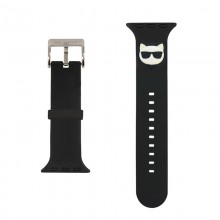 Karl Lagerfeld Silicone Choupette Head – Pasek do Apple Watch 42/44/45 mm (rczarny)