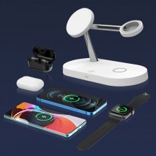 TECH-PROTECT A14 3IN1 MAGNETIC MAGSAFE WIRELESS CHARGER WHITE