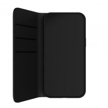 Moshi Overture MagSafe - Skórzane etui 3w1 z klapką iPhone 14 (Black)