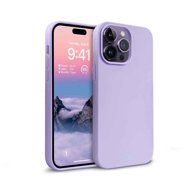 Crong Color Cover - Etui iPhone 14 Pro Max (fioletowy)