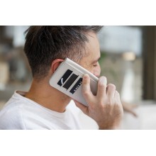 Moshi Overture MagSafe - Skórzane etui 3w1 z klapką iPhone 14 (Serene Gray)
