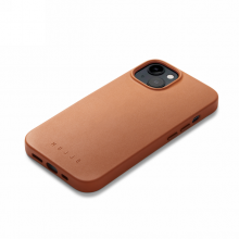 Mujjo Full Leather Case - etui skórzane do iPhone 14 Plus kompatybilne z MagSafe (tan)