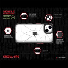 Element Case Special Ops X5 - Pancerne etui iPhone 14 (Mil-Spec Drop Protection) (Clear/Black)