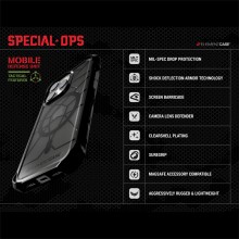 Element Case Special Ops X5 - Pancerne etui iPhone 14 Pro Max (Mil-Spec Drop Protection) (Smoke/Black)