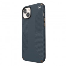 Speck Presidio2 Grip - Etui iPhone 14 Plus z powłoką MICROBAN (Charcoal / Cool Bronze / Slate)