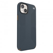Speck Presidio2 Grip - Etui iPhone 14 Plus z powłoką MICROBAN (Charcoal / Cool Bronze / Slate)
