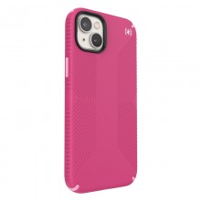 Speck Presidio2 Grip + MagSafe - Etui iPhone 14 Plus z powłoką MICROBAN (Digitalpink / Blossompink / White)
