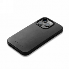 Mujjo Full Leather Case - etui skórzane do iPhone 14 Pro Max kompatybilne z MagSafe (black)